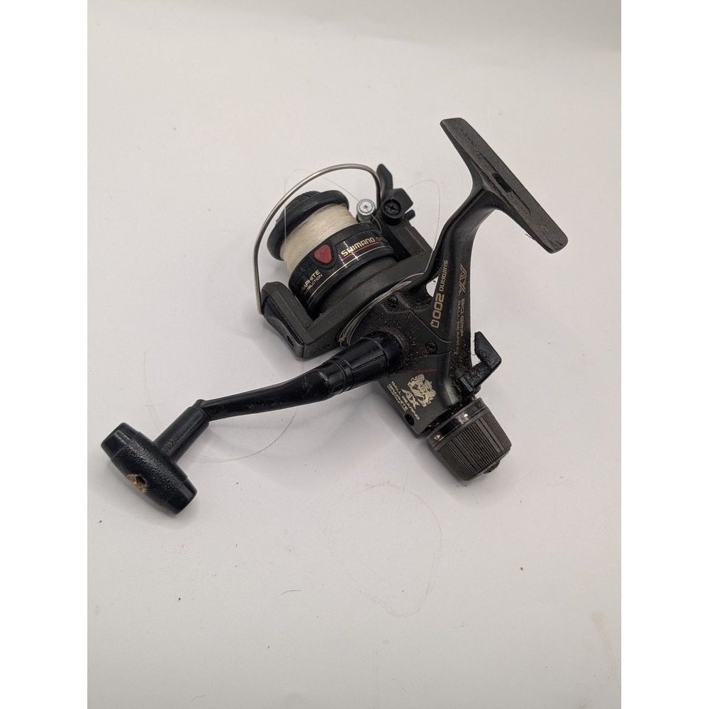 Shimano AX 2000Q Spinning Reel Black Graphite Construction QuickFire II Bio Grip
